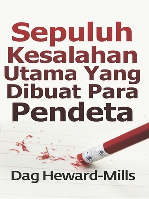 cover image of Sepuluh Kesalahan Utama yang Dibuat Para Pendeta